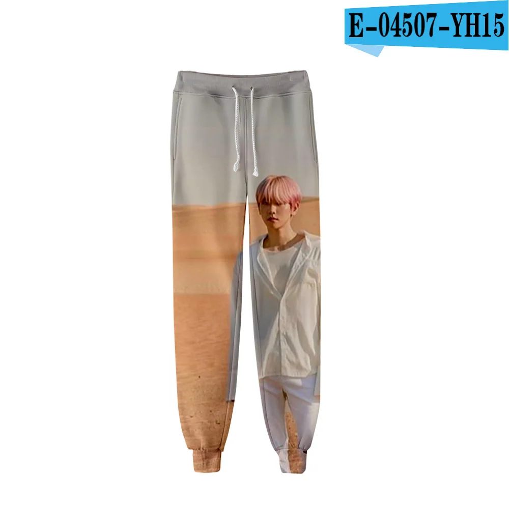 Kpop 3D SuperM casual pants women/Men's High Quality Sports sweatpants Fashion Popular Comfortable Casual Pants - Цвет: 3D
