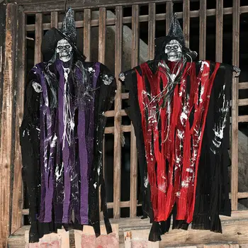 

NEW Halloween Props Hanging Skeleton Ghost Scary Haunted House Bar Party Decor