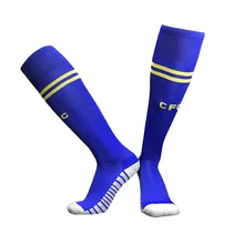 Взрослые и детские футбольные носки футбольные противоскользящие толстые теплые носки высокие тренировочные гольфы