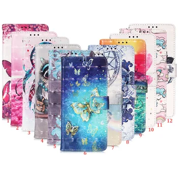 

30pcs/lot For iPhone SE2 2020 Book Style Stand Dream Catcher Butterfly Flower Leather Case with Card Slots For iPhone 8 7