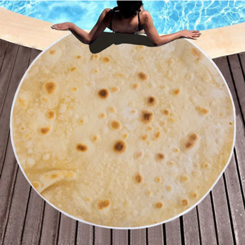 Постельное белье экспорт Tortillas Pita одеяла покрывало Burritos диван решетчатая