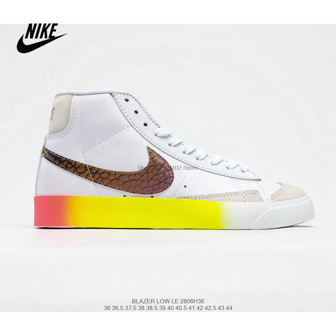Оригинальный Блейзер Nike Mid SB Trailblazer с высоким верхом полностью кожаная