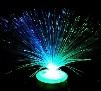

Beautiful Romantic Color Changing LED Fiber Optic Nightlight Lamp small night light
