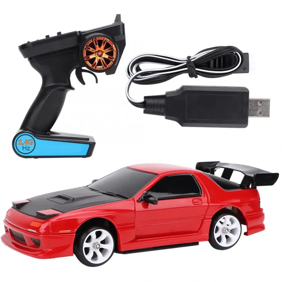 

Hot 1:28 RC Car 4Ch Remote Control Drift Race Car Model Toys for Childrne Collection Wall Clambing Car Radio Controlled Car Mac
