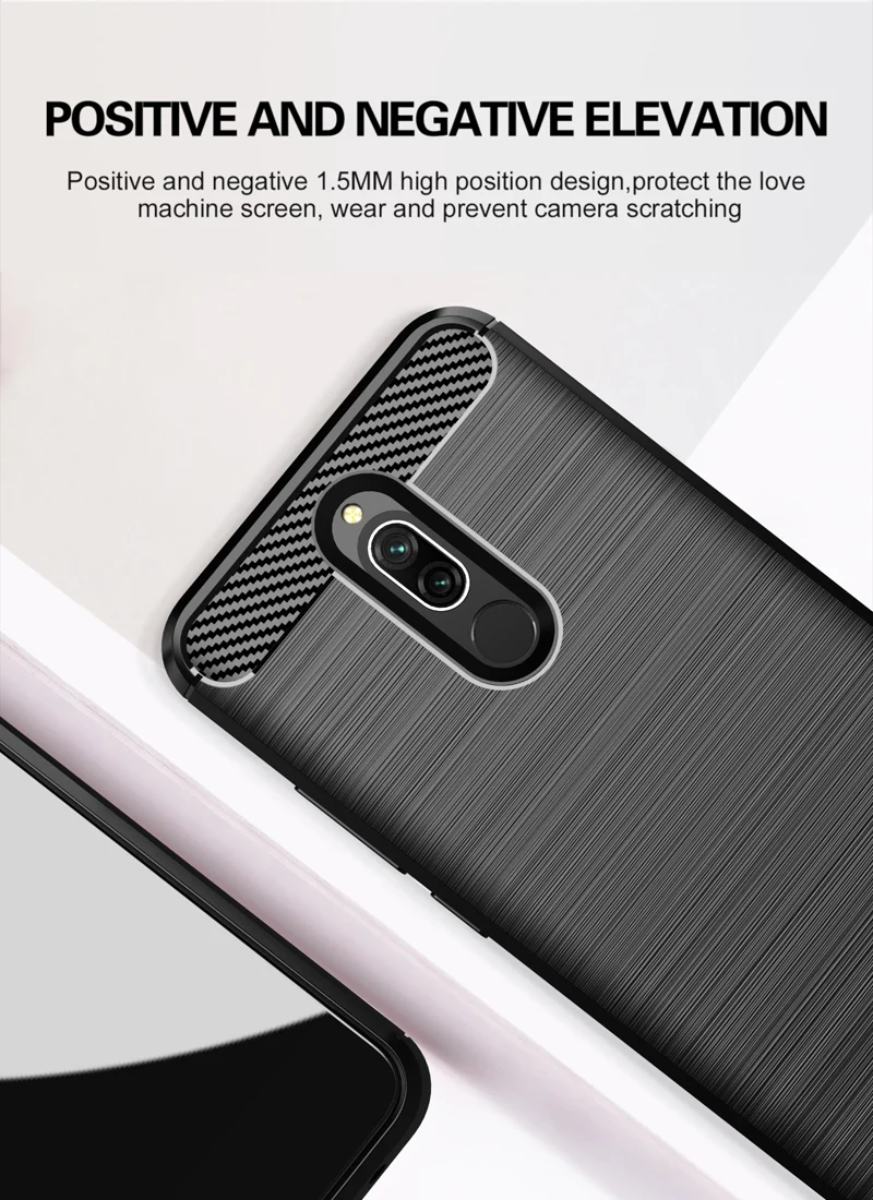 Для Redmi 8 чехол ZROTEVE мягкий ТПУ противоударный чехол из углеродного волокна матовый чехол s для Xiaomi Redmi8 Redmi 8 8A Чехол Чехлы