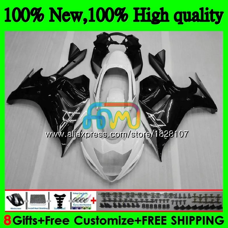 650 комплект для SUZUKI GSXF 650 черный белый GSX650F 08 09, 10, 11, 12, 13, 14, 45BS. 5 GSXF650 2008 2009 2010 2011 2012 2013 обтекатель