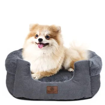 

Super Comfy Velvet Fleece Nest Model Round Shape Dog Beds Pet Beds Cat Cave For Dogs And Cats Anti Skid Cotton Material