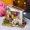 Robotime Wooden Dollhouse Kits 3D DIY Miniature Doll House Furniture Toys for Children Birthday Gifts Best Collection ► Photo 2/6