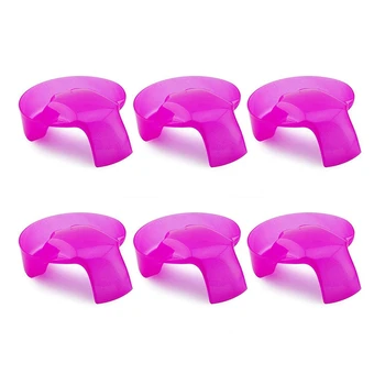 

6Pcs Nail Art Hand Wash Remover Soak Bowl DIY Salon Glitter Nail Spa Bath Treatment Hand Resurrection Care Bowl