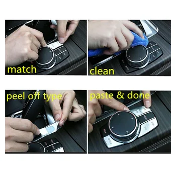 

Parts Button Trim Car Auto Interior Console Multimedia Cover Accessories