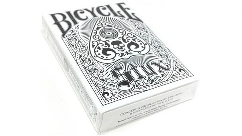 bicicleta styx jogando cartas baralho uspcc colecionável poker jogos de cartas mágicas truques de magia adereços para mágico