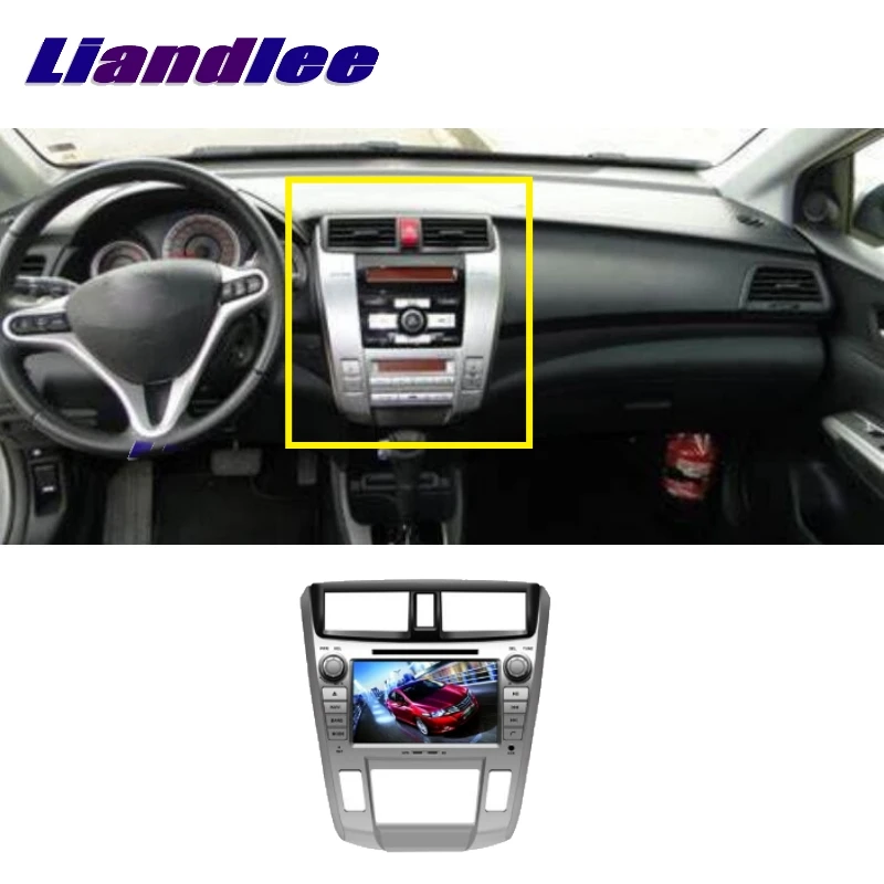 Discount Liandlee For Honda City 1.8L 2008~2017 LiisLee Car Multimedia TV DVD GPS Audio Hi-Fi Radio Original Style Navigation 1