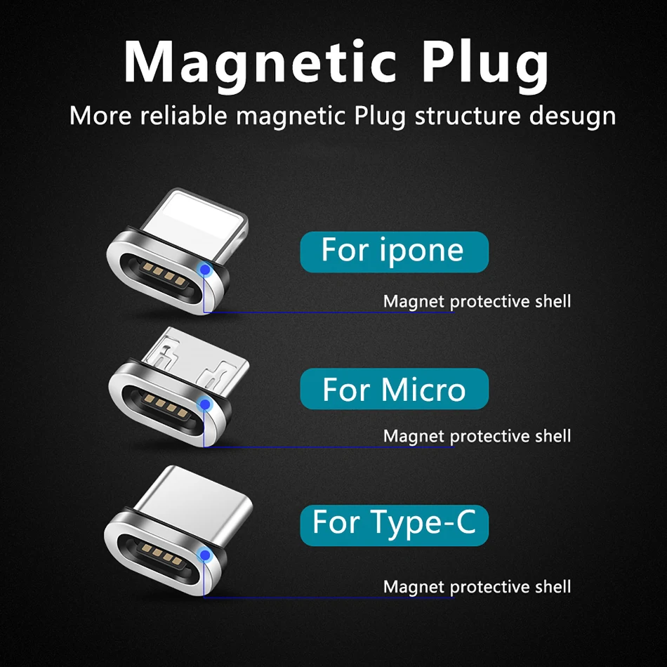 Круглый Магнитный кабель для подключения к сети Тип C Micro USB C 8 pin Вилки Быстрая Зарядка адаптер телефонный кабель Microusb Тип-C магнит Зарядное у... Круглый Магнитный кабель для подключения к сети Тип C Micro USB C 8 pin Вилки Быстрая Зарядка адаптер телефонный кабель Microusb Тип-C магнит Зарядное у...