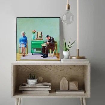 My Parents by David Hockney 1977 Printed on Canvas 3