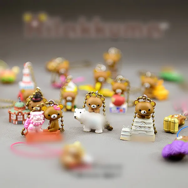 Оригинальная упаковка мягкая Ароматизированная игрушка kawaii Rilakkuma кулон для