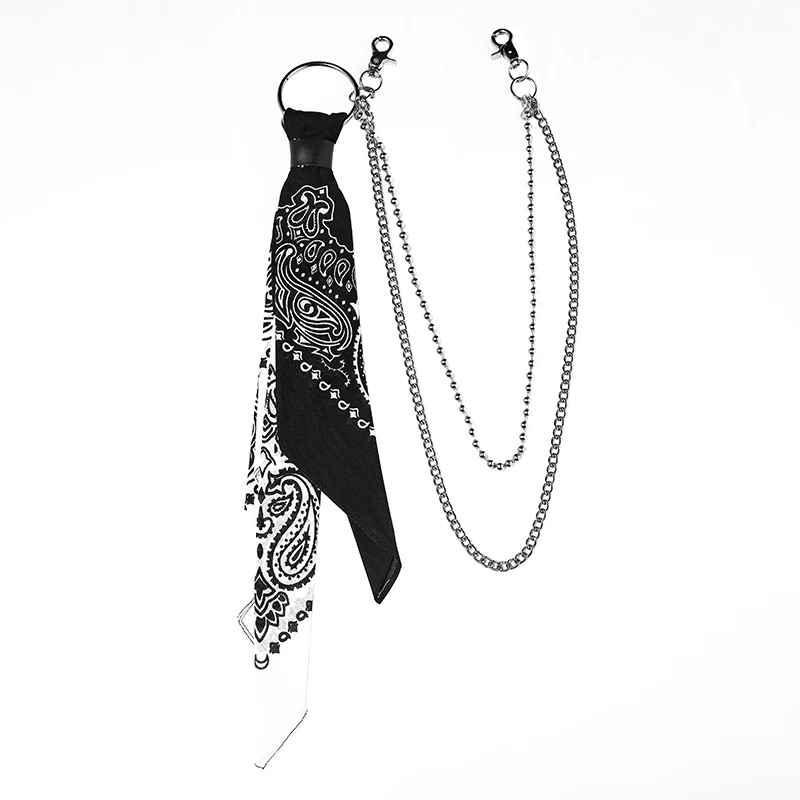 キーホルダー・キーリング SCHISM INDUCING BANDANA CHAIN BLACK MUSINSA | SCHISM INDUCING BANDANA CHAIN BLACK