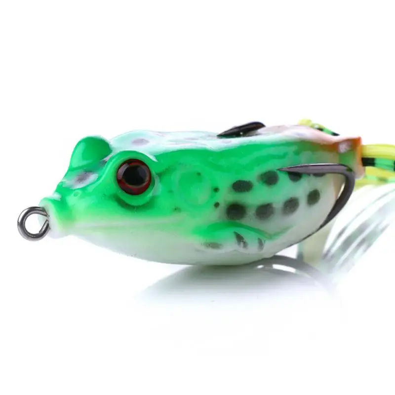 

NEW 2020 5 Pcs Artificial Fishing Bait Black Torpedo Frog Boxed Lure Lake River Pond Stream Fish Lure Fishing Tackle