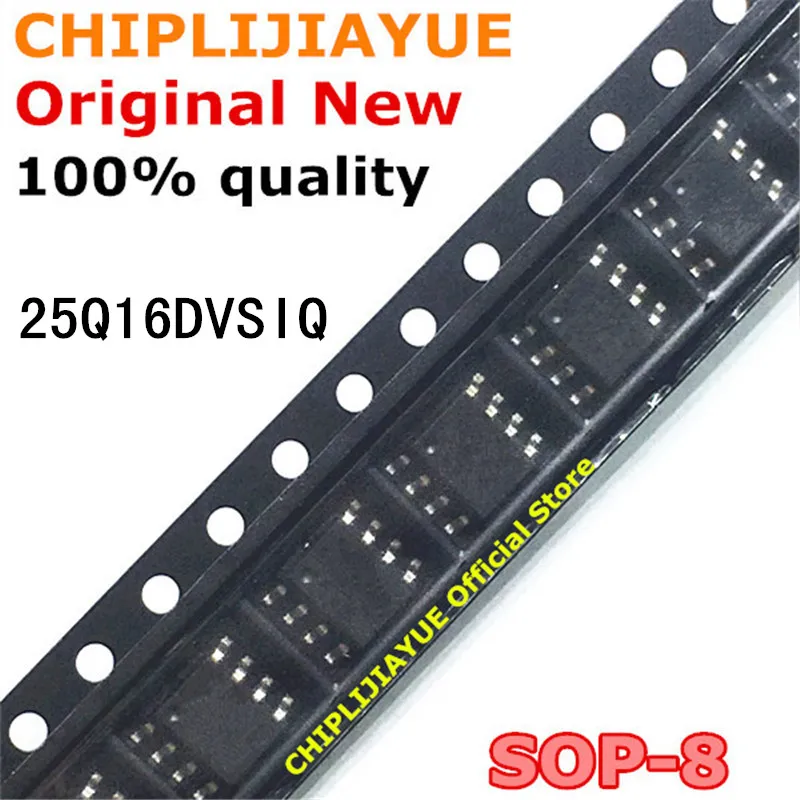 Набор схем W25Q16DVSIQ 25Q16DVSSIQ SOP-8 25Q16DVSIQ 25Q16 SMD SOP8 5 шт. новый и оригинальный чипсет IC |