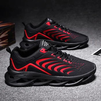 

White Running Shoes for Men blade running shoes shockproof lack up Sports Shoes High Quality Comfortable Mens Jogging Sneakers