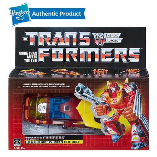 Hasbro Трансформеры игрушки Винтаж G1 Реплика Autobot Hot Rod фигурка коллекция модель куклы Коллекция Autobot Hot Rod - Цвет: E2052-Hot Rod