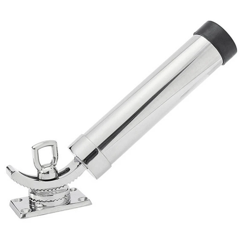 

Removable Fishing Rod Holder Stainless Steel Adjustable Yacht Boat Fish Rod Holder for Marine Hardware Accessory