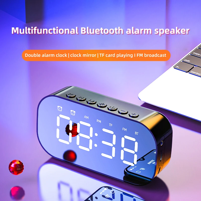 Bluetooth-колонка FM-радио HIFI TF-карта MP3 музыкальный плеер динамик со светодиодный ным