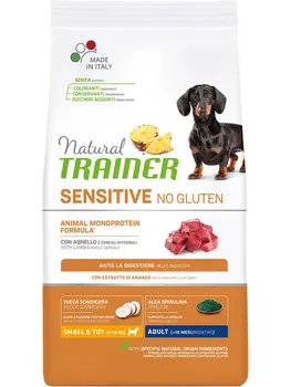 

TRAINER TRAINER NATURAL SENSITIVE NO GLUTEN SMALL & TOY ADULT LAMB gluten-free for adult dogs of small breeds with lamb