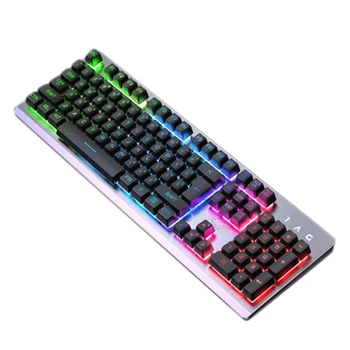 

K002 RGB Gaming Keyboard Backlit Office Feel Keyboard USB Wired Mechanical Gaming Competitive Keyboard