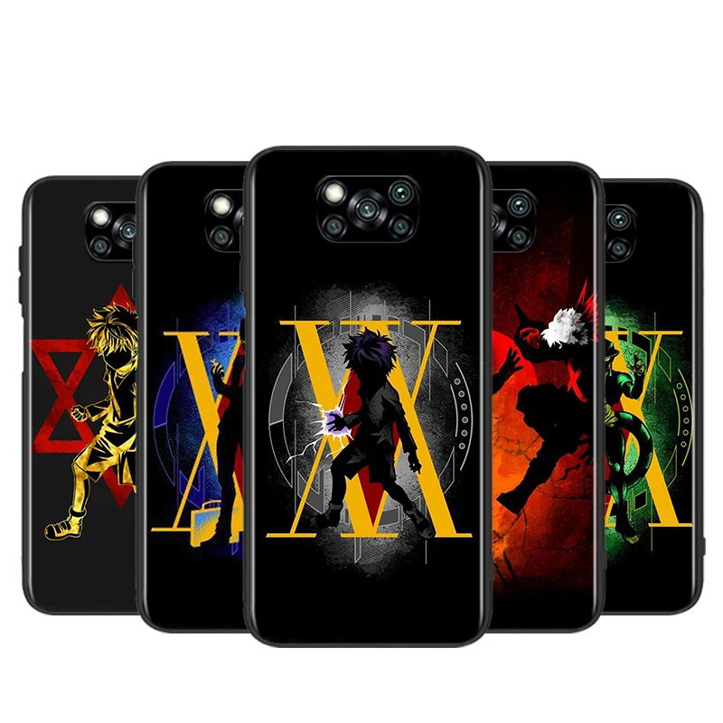 Мягкий черный чехол для телефона Hunter X Hot Anime Xiaomi Poco X3 NFC F3 GT X2 M3 M2 5G Pro Mi A3 Lite 9SE CC9 |