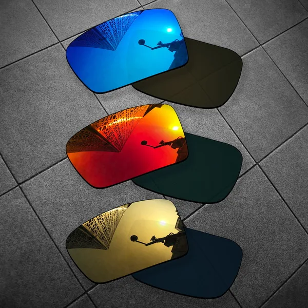 Vonxyz несколько вариантов поляризованные Сменные линзы для-солнцезащитные очки Oakley Gascan, солнцезащитные очки - Цвет линз: Ice-Ruby-BronzeGold