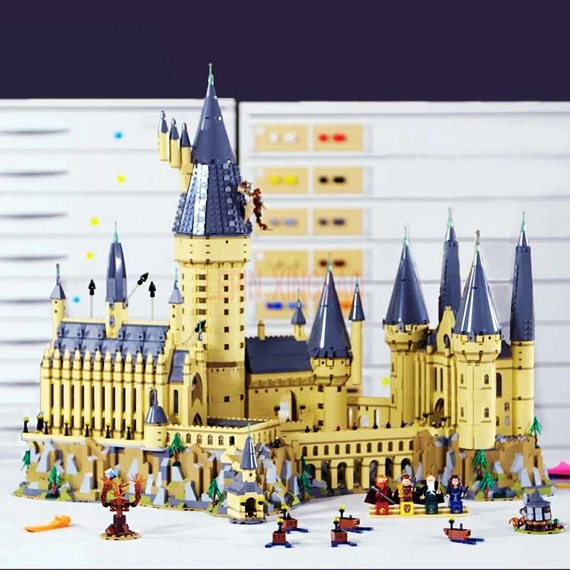 LP 16060 Гарри волшебный Поттер Hogwartsing замок совместимый LPing 71043 строительные блоки кирпичи Дети Развивающие игрушки DIY