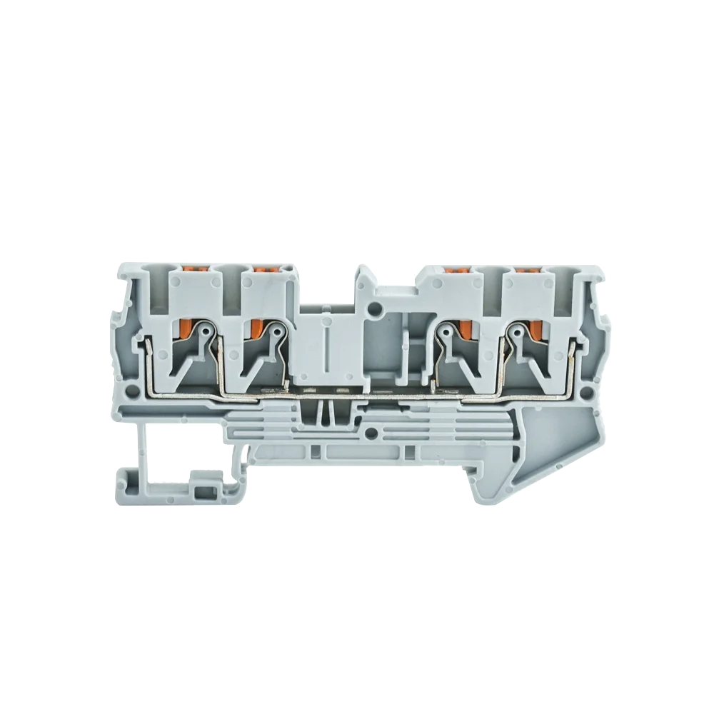 Din рейка Клеммная колодка PT2.5 QUATTRO 4 проводника электрическая проволока пружинное