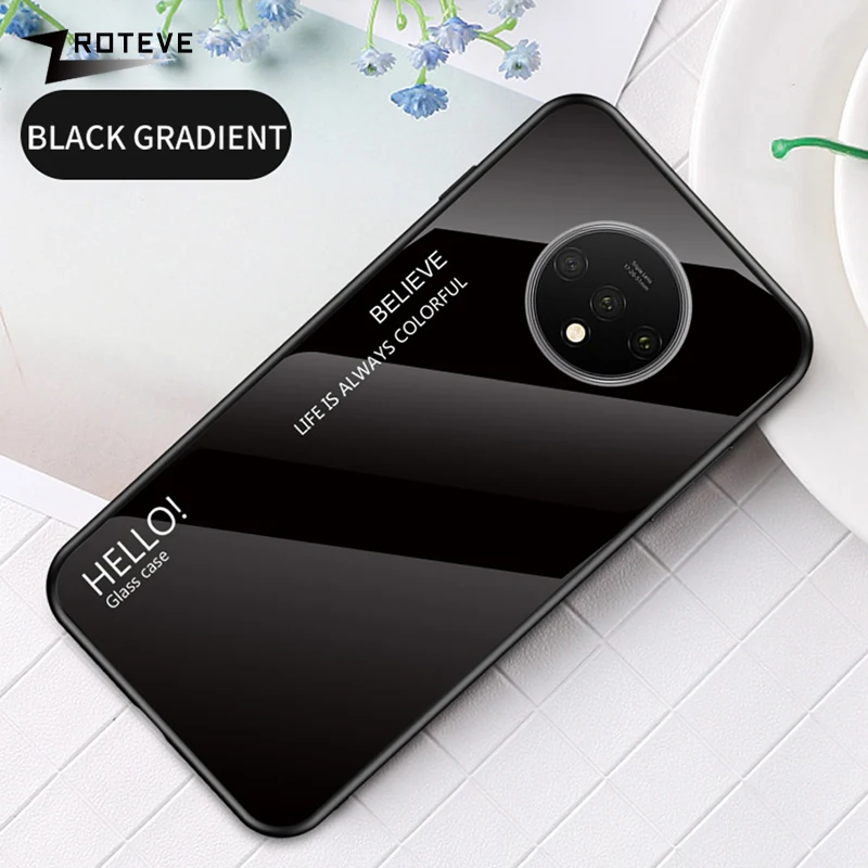 Чехол ZROTEVE для OnePlus 7T Pro чехол-накладка из стекла One Plus силикона и закаленного |