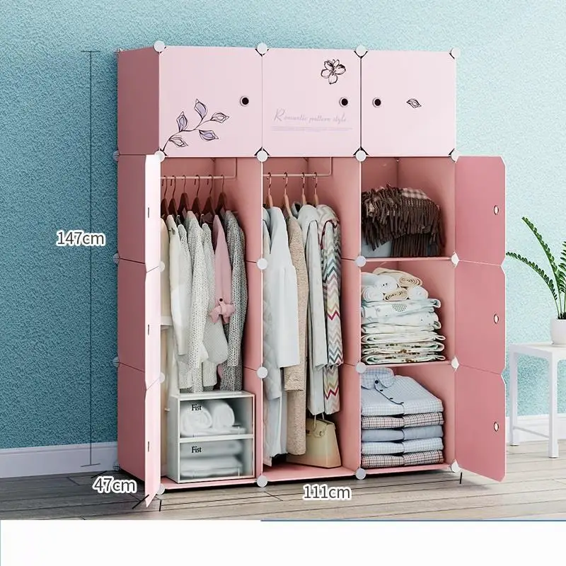 Armario Tela Kleiderschrank, комод для спальни Garderobe Moveis Mueble De Dormitorio Guarda Roupa, мебель для спальни, шкаф - Цвет: Number 37