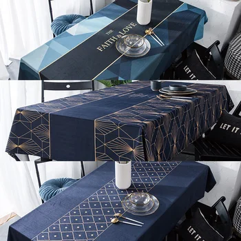 

Table Cloth Rectangular for 4 Seater All for Home and Kitchen Living Room Coffee Table Wedding Table Decoration Parties 3 Colors