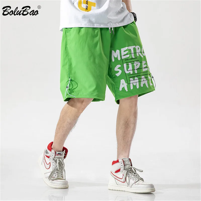 BOLUBAO Brand Men Casual Shorts Men's Fashion Drawstring Beach Shorts Summer New Letter Printing Shorts Male BOLUBAO Brand Men Casual Shorts Men's Fashion Drawstring Beach Shorts Summer New Letter Printing Shorts Male