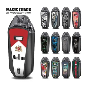 

Magic Shark Painting Wood Army Stereo Film Skin Sticker Case Cover Tape for Aspire AVP Pro Kit Vape No Fade
