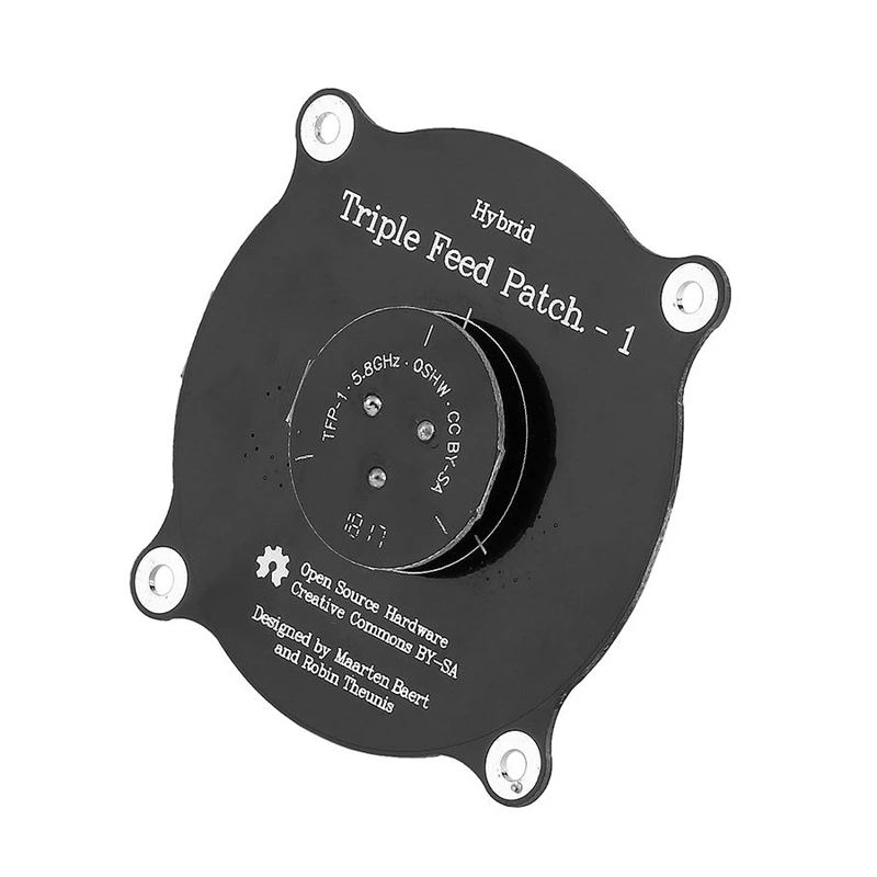 Топ 5,8 GHZ Fpv Тройная подача патч антенна, Rcmall 9.4Dbi Высокая точность Sma папа к Sma папа кабель адаптер, направленный циркулярно