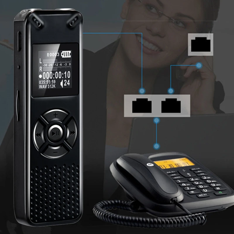 BESTProfessional Цифровой диктофон ручка портативный HD звук аудио телефон мини диктофон WAV MP3 плеер шум красный
