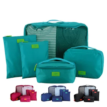

Travel Storage Bag Suit Portable Travel Bag Luggage Bag Clothes Compartmental Organizing Bag Seven Sets Manufacturers Direct Sel