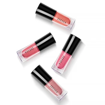 

ZEESEA 4 colors Baked Cheek Face Blusher Liquid Facial Blush Natural Cheek Blusher Long Lasting Peach Cheek Cosmetic