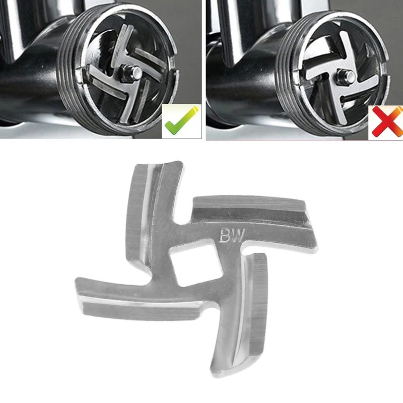 1pc 50mm Diameter Stainless Steel Meat Grinder Blade Spare Part For
