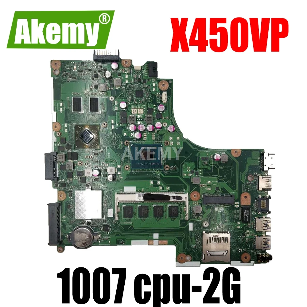 Материнская плата для ноутбука For Asus X450VP-1007 cpu-2G A450V Y481C X452C D452C X450VP X450CC K450C |