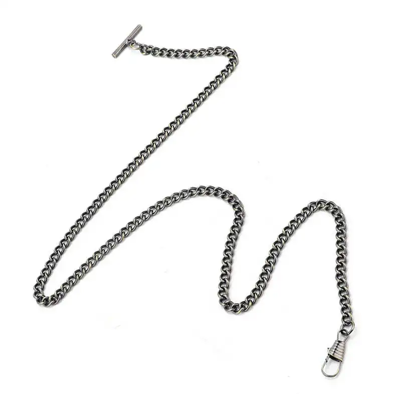Pocket Watch Chain 65cm Length Retro T-bar Pocket Watch Chain Pendant Holder Metal Pocket Watch Accessories Gold Silver Bronze Color Watc Chain