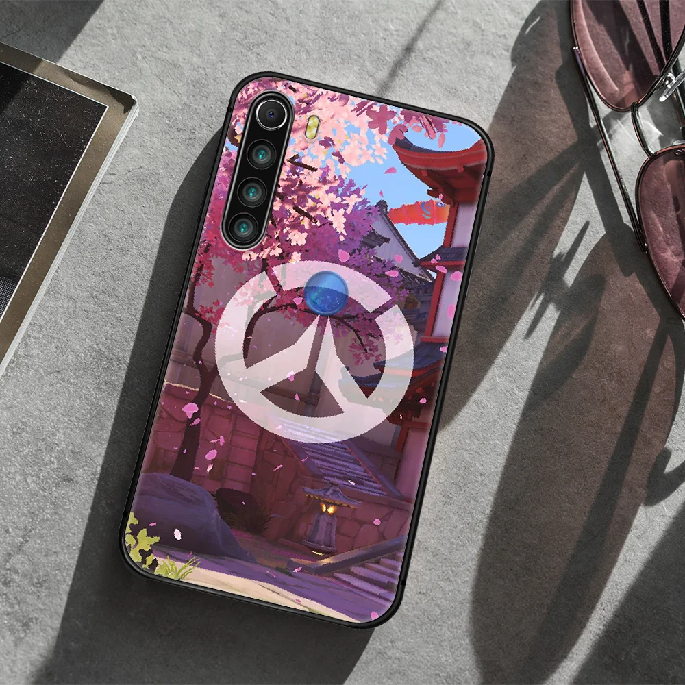 Overwatch OW game Phone Case Cover Hull For XIAOMI Redmi 7 7a 8 8a 9 10X NOTE 6 7 7s 8 8t 9 9s Max black Back Trend Etui