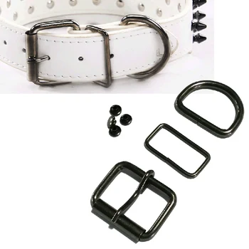 

Spiked Studded PU Leather Pet Dog Collar Bulldog Rivet Adjustable Safety Supplies LXY9