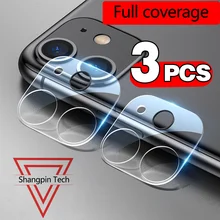 3Pcs Volle Abdeckung Kamera Objektiv Schutz Glas Für iPhone 12 11 Pro Max Mini Gehärtetem