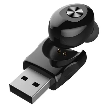 

Headphones Dual-pass 5.0 Stereo Headset Wireless Sports Mobile Phone Universal Earphones with Charging Bin HiFI