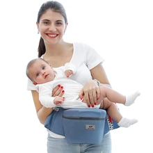 QINHU детский слинг Хипсит(пояс для ношения ребенка) передний объятие Тип Многофункциональный ребенок легкий Новорожденный ребенок один стул четыре сезона держать детский Хипсит