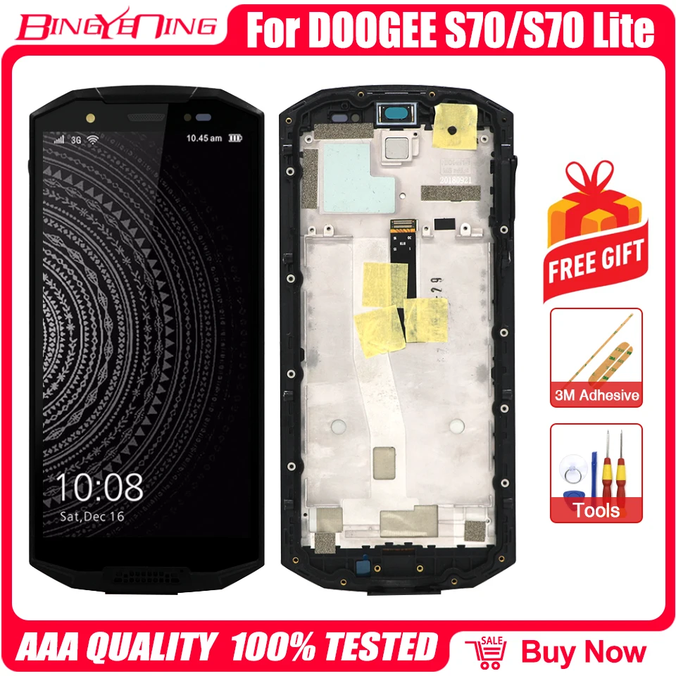 Экран в сборе и Рамка Для DOOGEE S30/S40/S50/S60/S60 Lite/S70|Экраны для мобильных телефонов| |